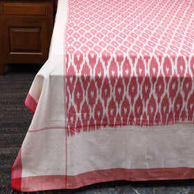 Handloom cotton double pochampally ikat bed sheet set (108