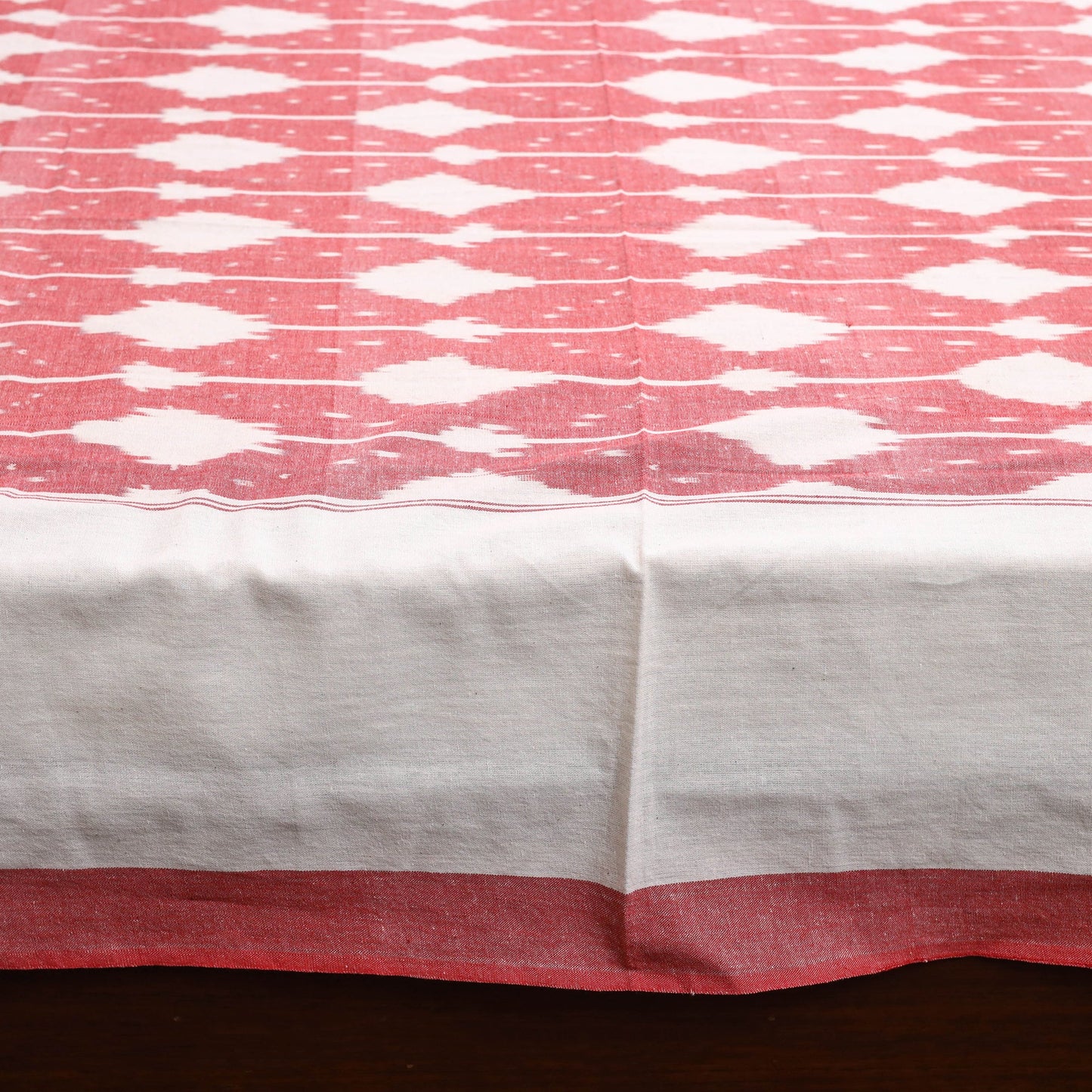 Handloom cotton double pochampally ikat bed sheet set (108