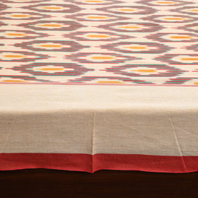 Handloom cotton double pochampally ikat bed sheet set (108
