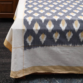 Handloom cotton double pochampally ikat bed sheet set (108