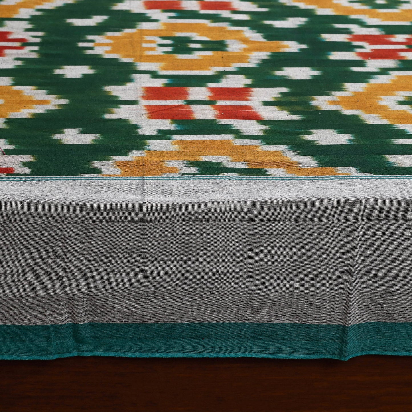 Handloom cotton double pochampally ikat bed sheet set (108