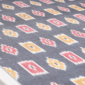 Handloom cotton double pochampally ikat bed sheet set (108