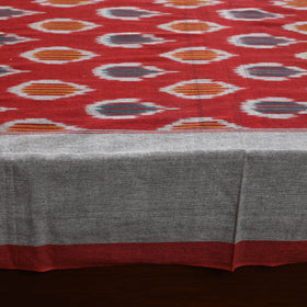 Handloom cotton double pochampally ikat bed sheet set (108