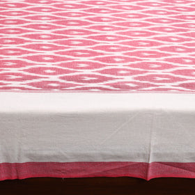 Handloom cotton double pochampally ikat bed sheet set (108
