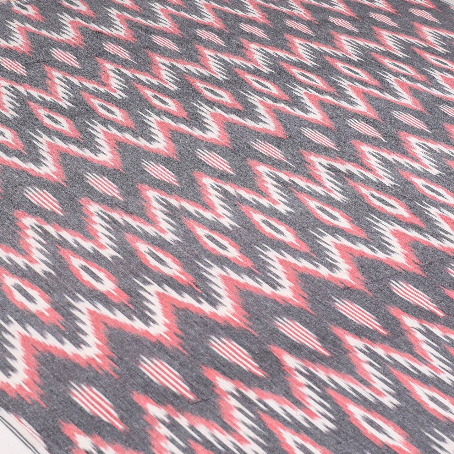 Handloom cotton double pochampally ikat bed sheet set (108