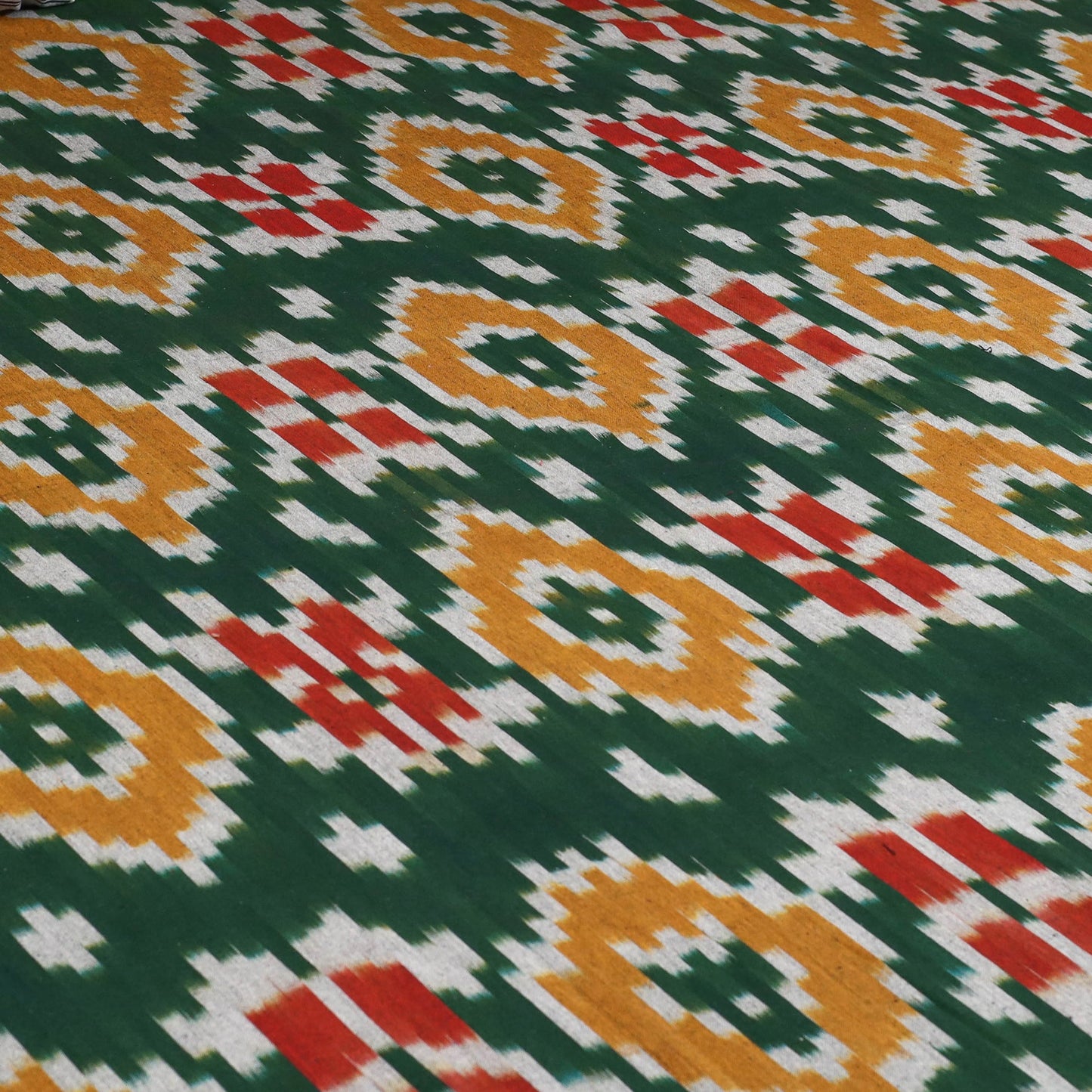 Handloom cotton double pochampally ikat bed sheet set (108