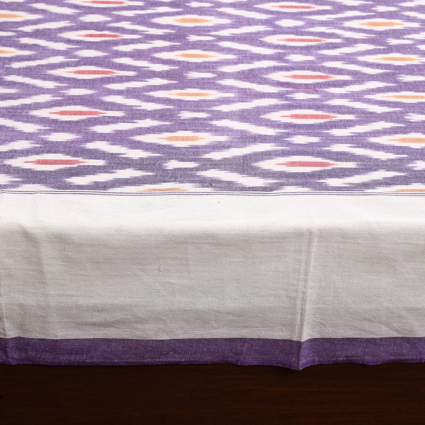 Handloom cotton double pochampally ikat bed sheet set (108