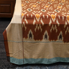 Handloom cotton double pochampally ikat bed sheet set (108