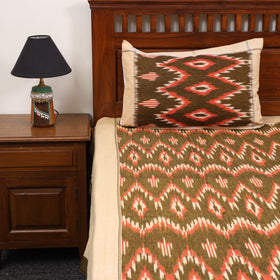 Handloom cotton double pochampally ikat bed sheet set (108