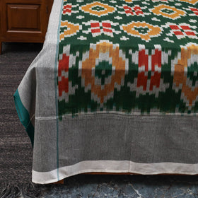 Handloom cotton double pochampally ikat bed sheet set (108