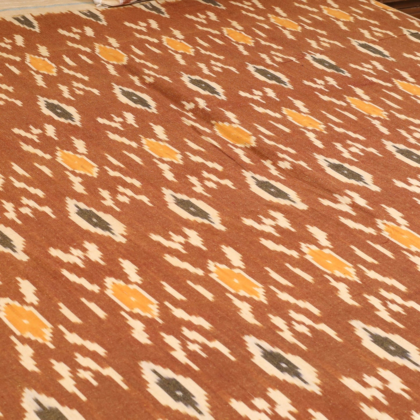 Handloom cotton double pochampally ikat bed sheet set (108