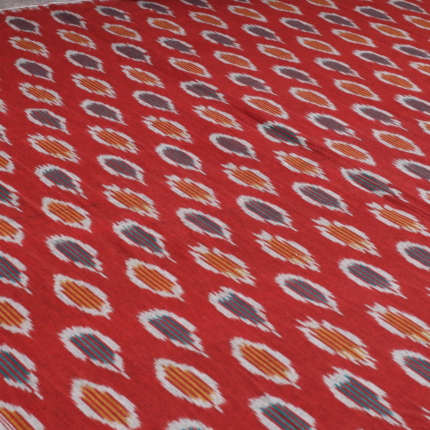 Handloom cotton double pochampally ikat bed sheet set (108