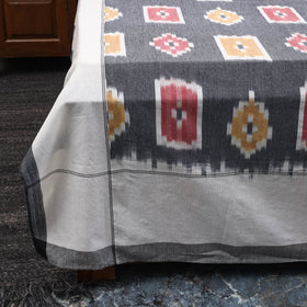 Handloom cotton double pochampally ikat bed sheet set (108