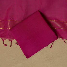 Handloom cotton mangalagiri 3pc unstitched dress material