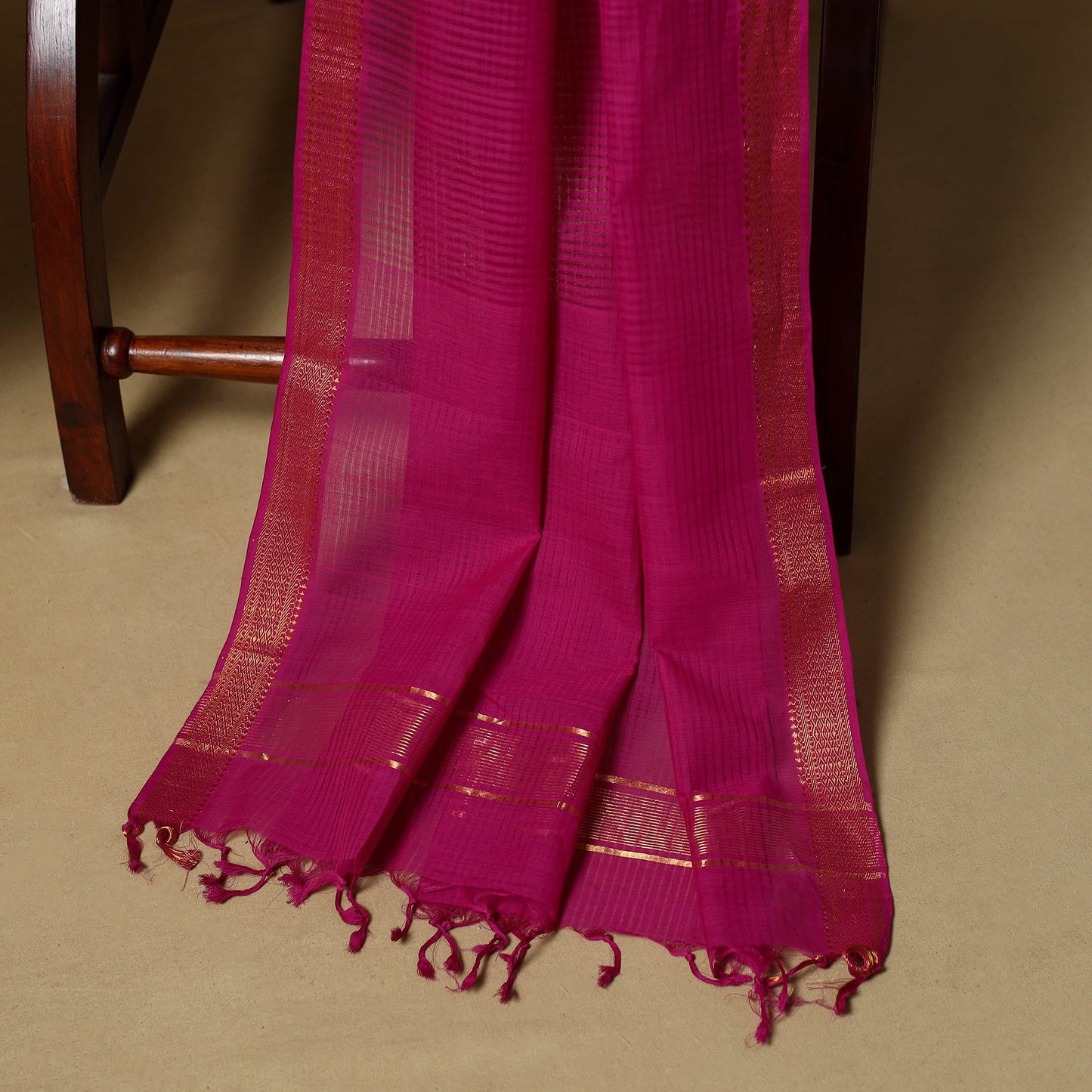 Handloom cotton mangalagiri 3pc unstitched dress material