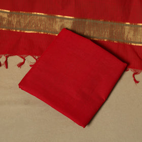 Handloom cotton mangalagiri 3pc unstitched dress material