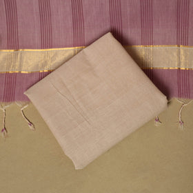 Handloom cotton mangalagiri 3pc unstitched dress material