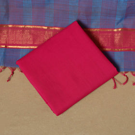 Handloom cotton mangalagiri 3pc unstitched dress material