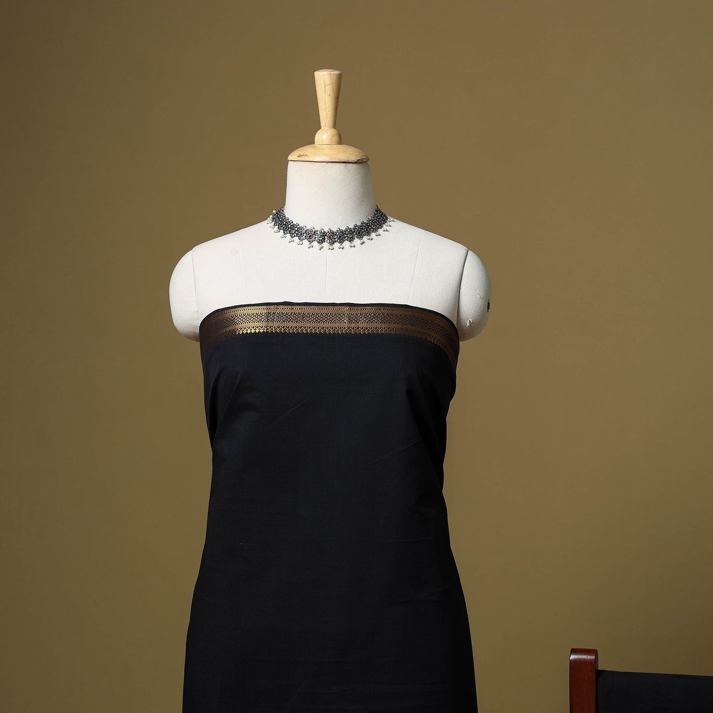 Handloom cotton mangalagiri 3pc unstitched dress material