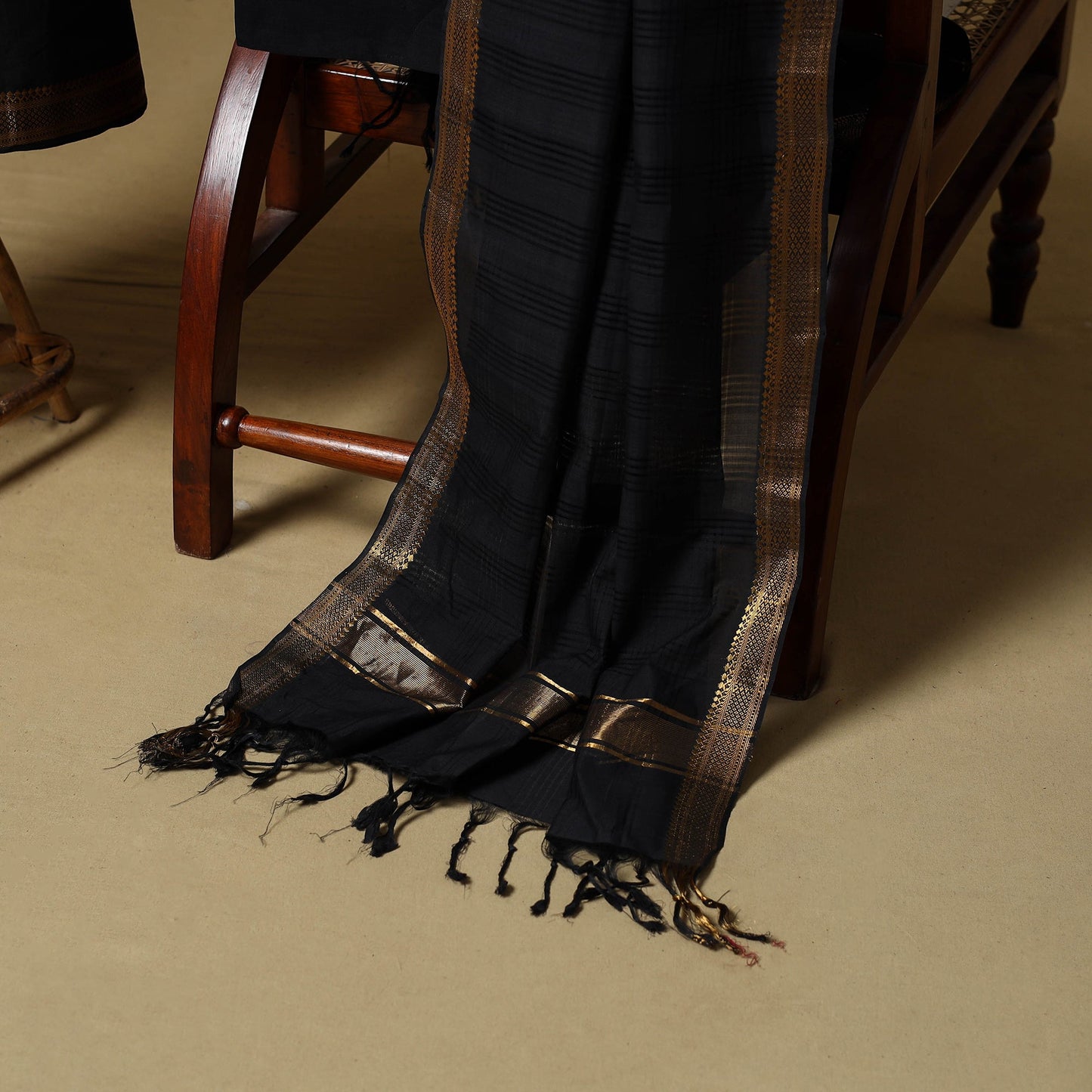 Handloom cotton mangalagiri 3pc unstitched dress material