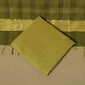 Handloom cotton mangalagiri 3pc unstitched dress material