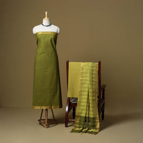 Handloom cotton mangalagiri 3pc unstitched dress material