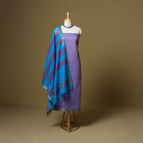 Handloom cotton mangalagiri 3pc unstitched dress material