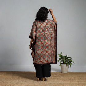 Handloom cotton natural dyed medium kaftan 02 - handcrafted