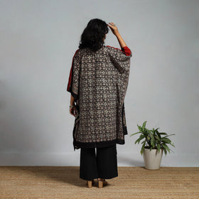 Handloom cotton natural dyed medium kaftan 03 - handcrafted