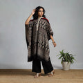 Handloom cotton natural dyed medium kaftan 03 - handcrafted