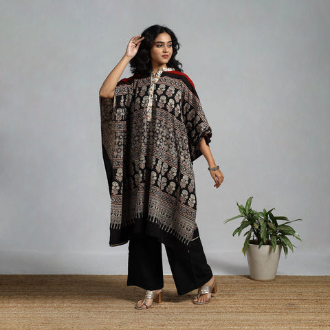 Handloom cotton natural dyed medium kaftan 03 - handcrafted