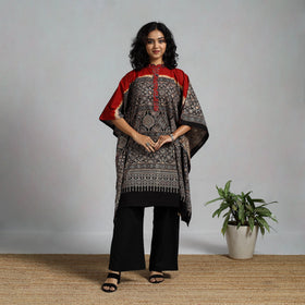 Handloom cotton natural dyed medium kaftan 04 - handcrafted