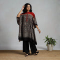 Handloom cotton natural dyed medium kaftan 04 - handcrafted
