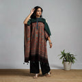 Handloom cotton natural dyed medium kaftan 09 - handcrafted