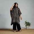 Handloom cotton natural dyed medium kaftan 12 - handcrafted
