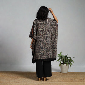 Handloom cotton natural dyed medium kaftan 12 - handcrafted