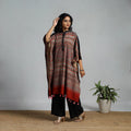 Handloom cotton natural dyed medium kaftan 15 - handcrafted