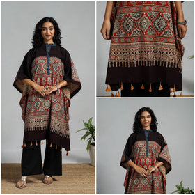 Handloom cotton natural dyed medium kaftan 19 - handcrafted