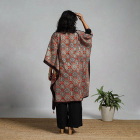 Handloom cotton natural dyed medium kaftan 19 - handcrafted