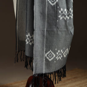 Handloom cotton pochampally ikat dupatta 05 - handcrafted