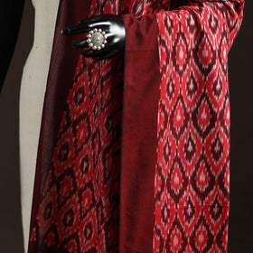 Handloom cotton pochampally ikat dupatta 08 - handcrafted