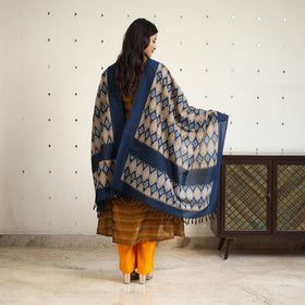 Handloom cotton pochampally ikat kurta set (set of 3) 02