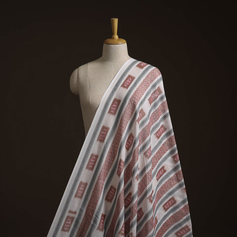 Handloom cotton sambalpuri dabi ikat fabric 09 - handcrafted