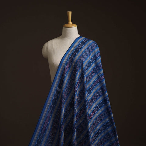Handloom cotton sambalpuri dabi ikat fabric 10 - handcrafted
