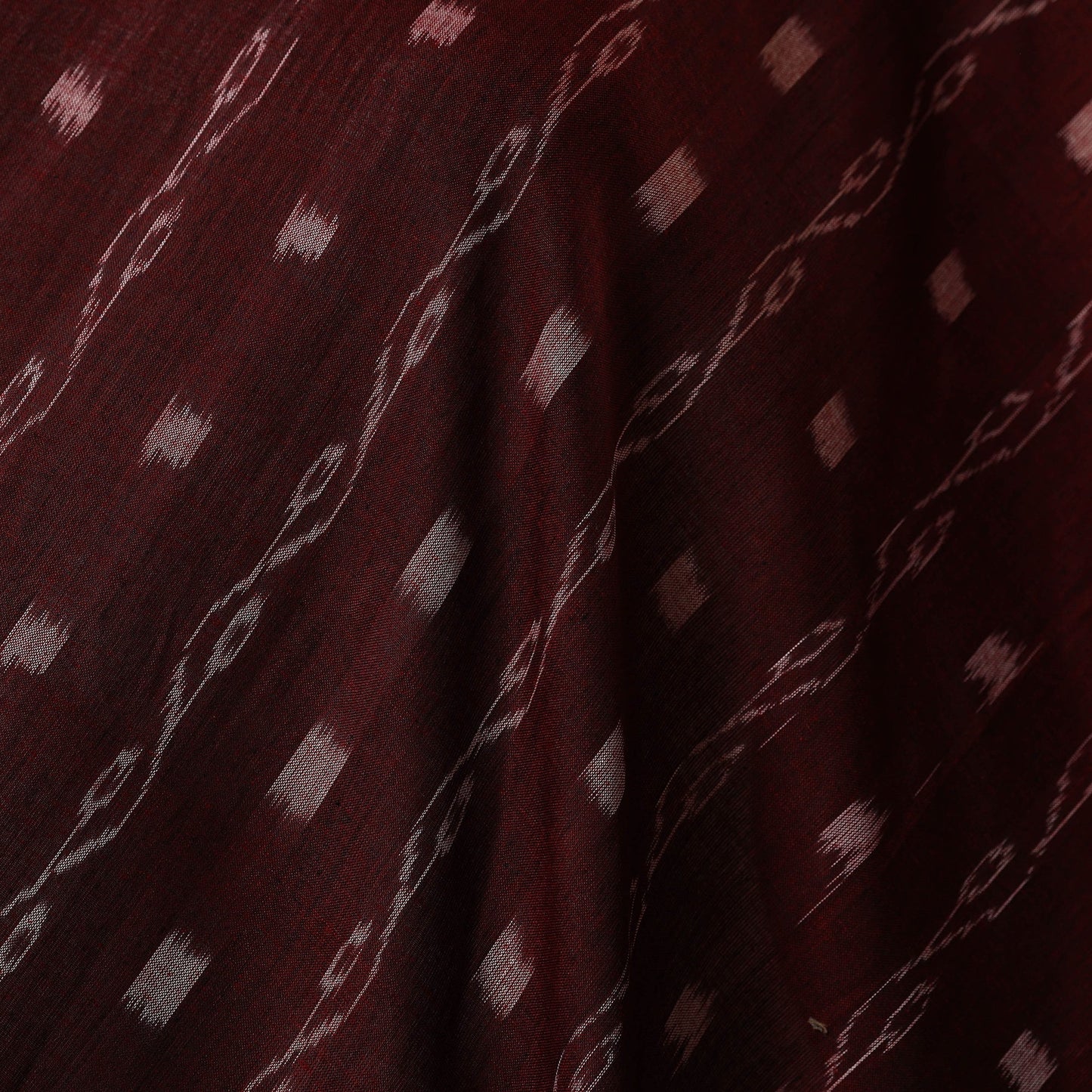 Handloom cotton sambalpuri ikat fabric 01 - handcrafted