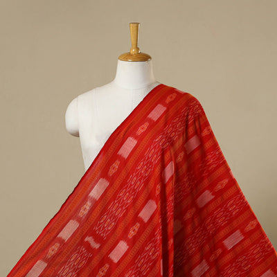 Handloom cotton sambalpuri ikat fabric 04 - handcrafted