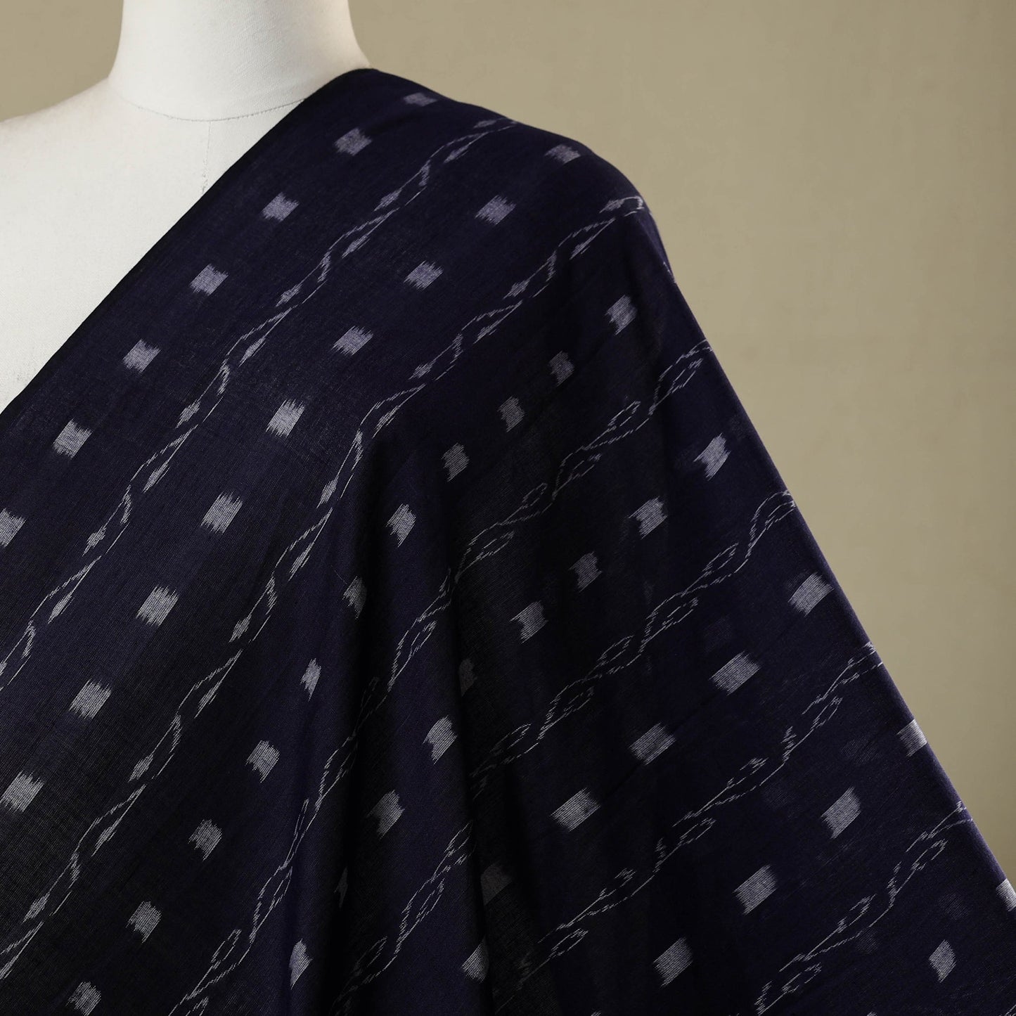 Handloom cotton sambalpuri ikat fabric 17 - handcrafted