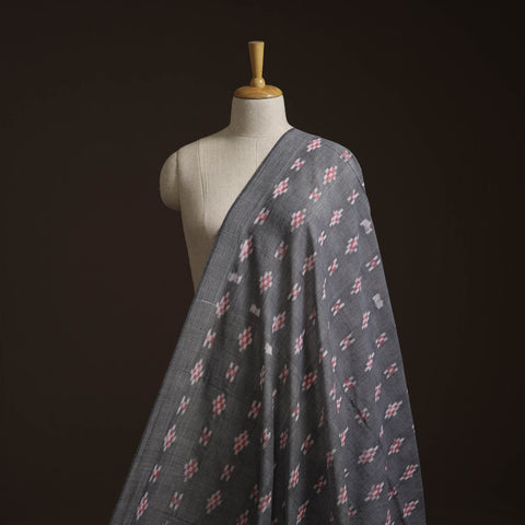 Handloom cotton sambalpuri ikat fabric 25 - handcrafted