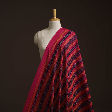 Handloom cotton sambalpuri ikat fabric 32 - handcrafted