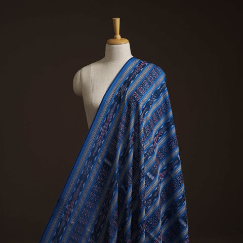 Handloom cotton sambalpuri ikat fabric 35 - handcrafted